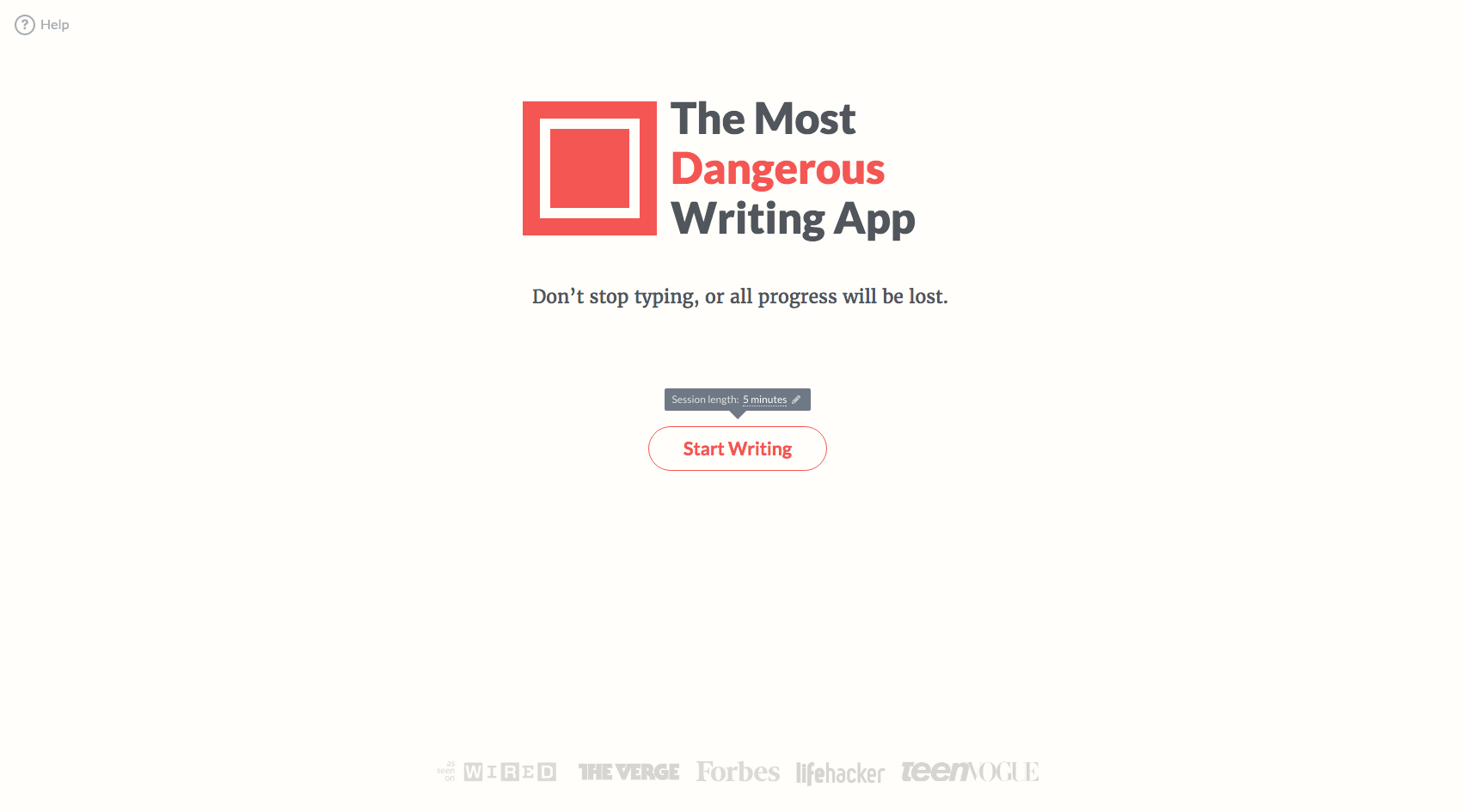 Julia Sotnykova The Most Dangerous Writing App